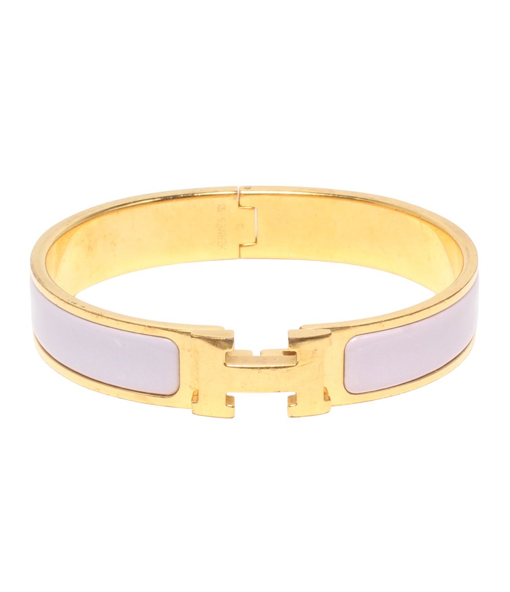 Hermes Bangle Clic Clac Purple Bracelet
