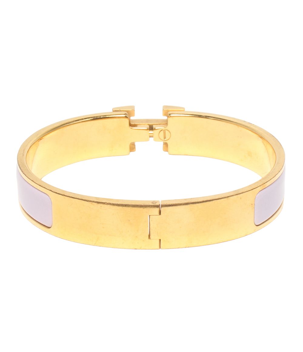 Hermes Bangle Clic Clac Purple Bracelet — view 2