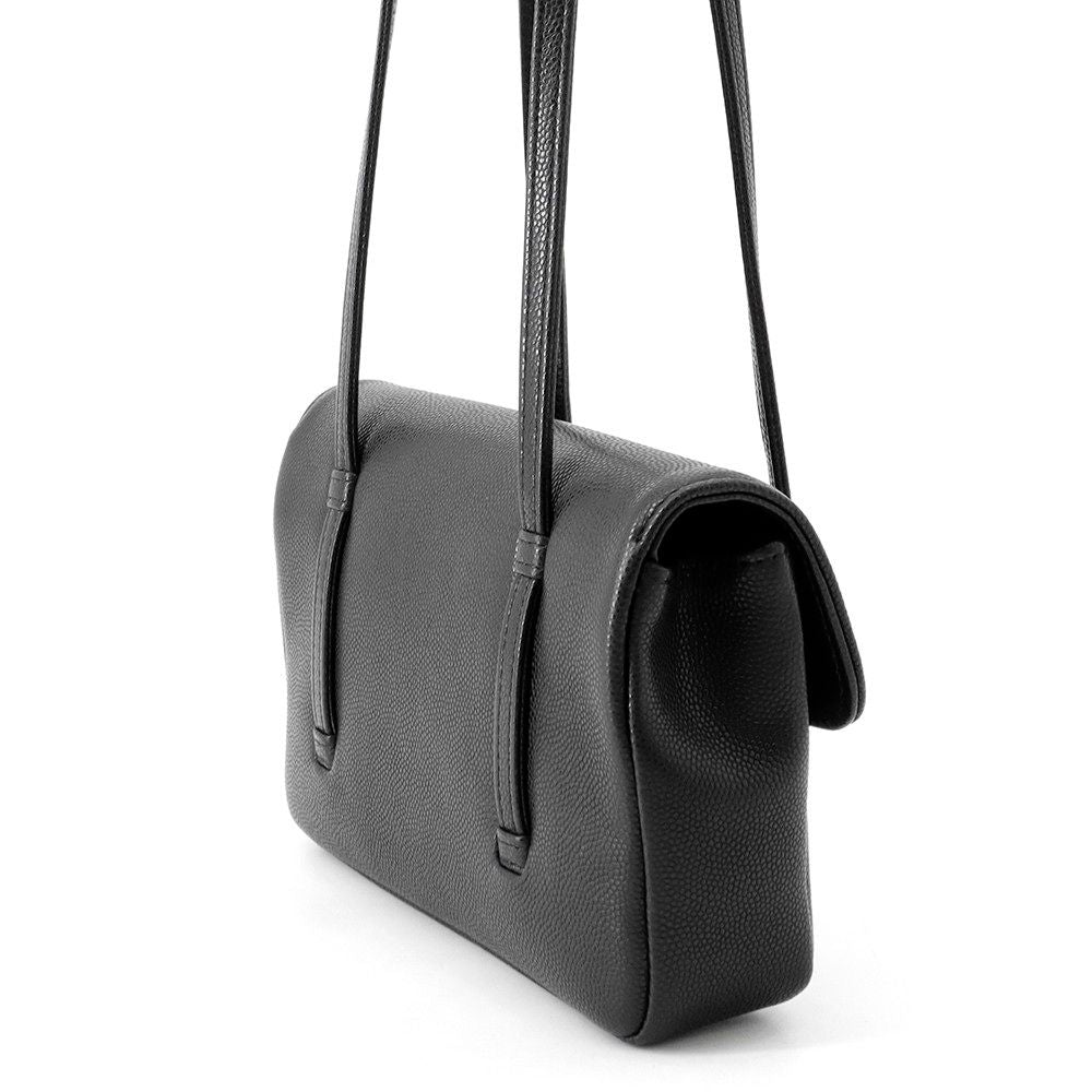 Chanel Shoulder Bag Strap Clutch CC Logo Caviar Leather 26 Pre Collection Black — view 2