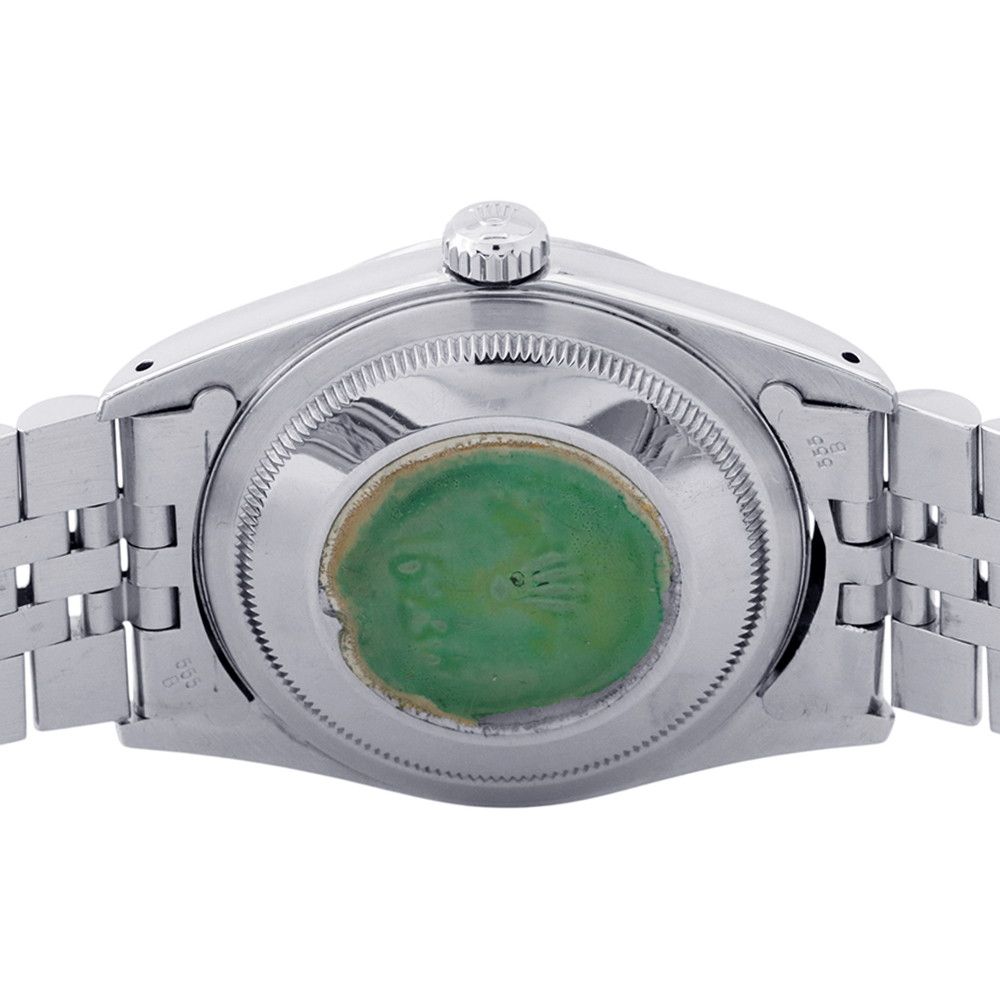 Rolex Datejust 36 SS 18k White Gold Watch Silver Dial — view 3