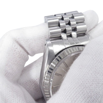 Rolex Datejust 36 SS 18k White Gold Watch Silver Dial — view 6