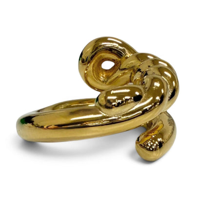 Bottega Veneta Twist Ring Gold — view 4