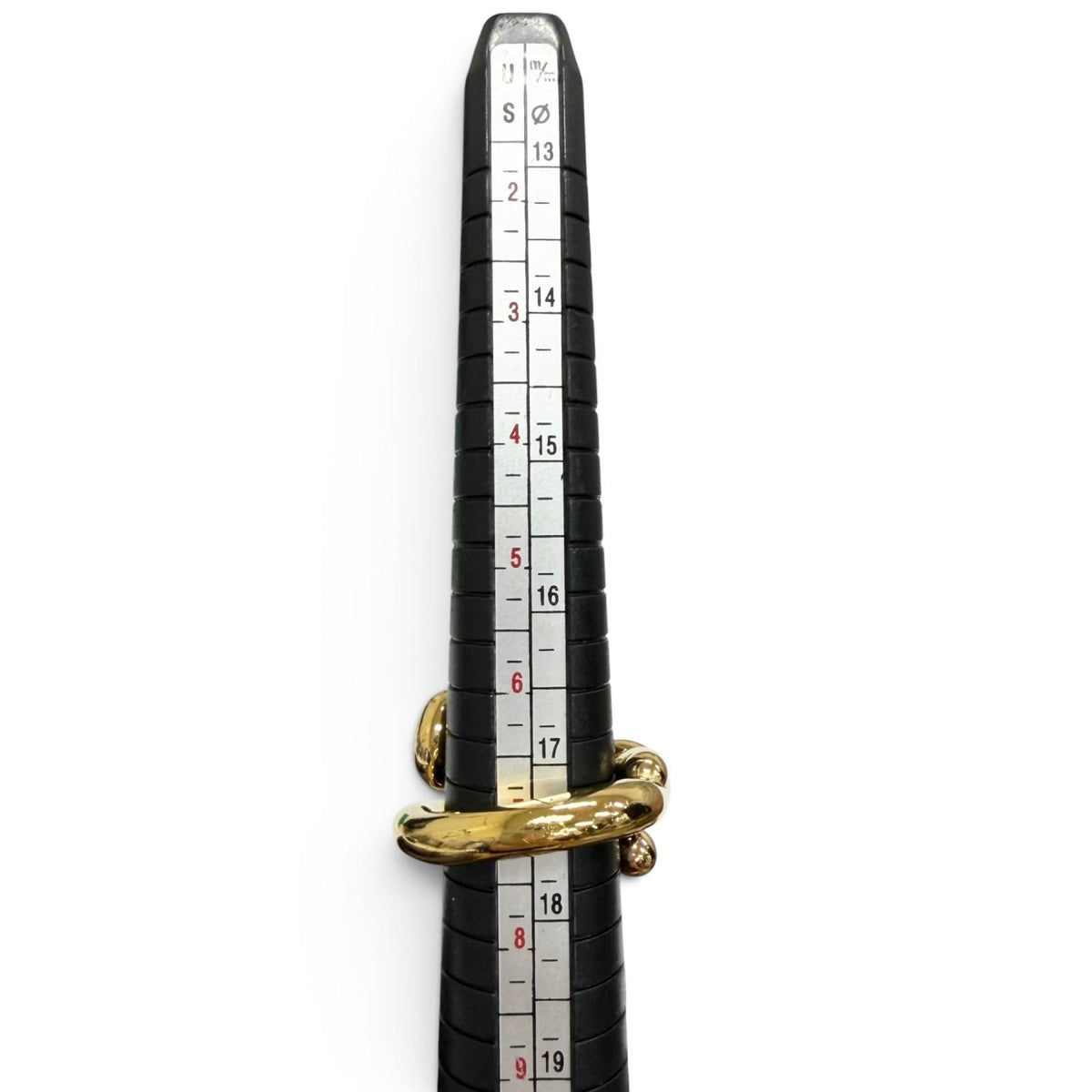 Bottega Veneta Twist Ring Gold — view 8