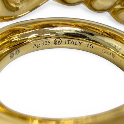 Bottega Veneta Twist Ring Gold — view 6