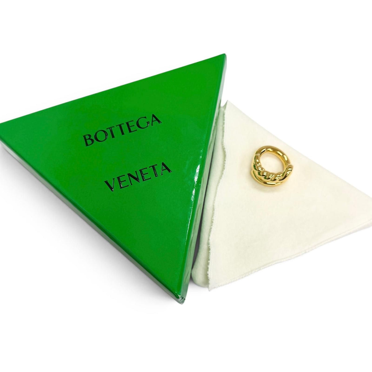 Bottega Veneta Twist Ring Gold — view 2
