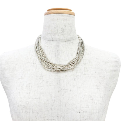 Tiffany & Co Vintage 925 Ball Chain Necklace Silver — view 2