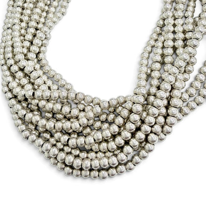 Tiffany & Co Vintage 925 Ball Chain Necklace Silver — view 4