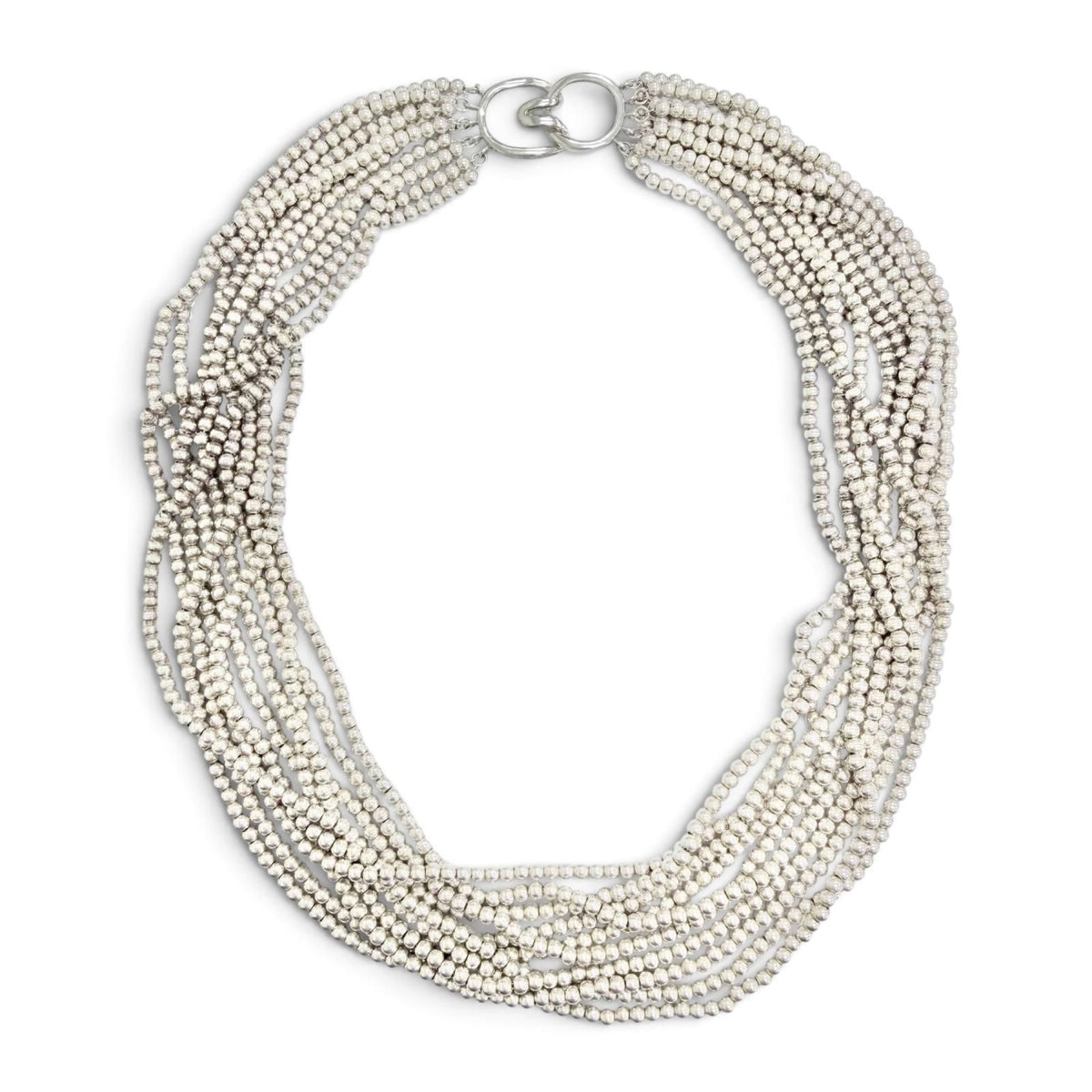 Tiffany & Co Vintage 925 Ball Chain Necklace Silver