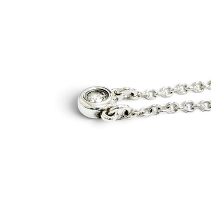 Tiffany & Co Elsa Peretti by the Yard Diamond Pendant Silver — view 5