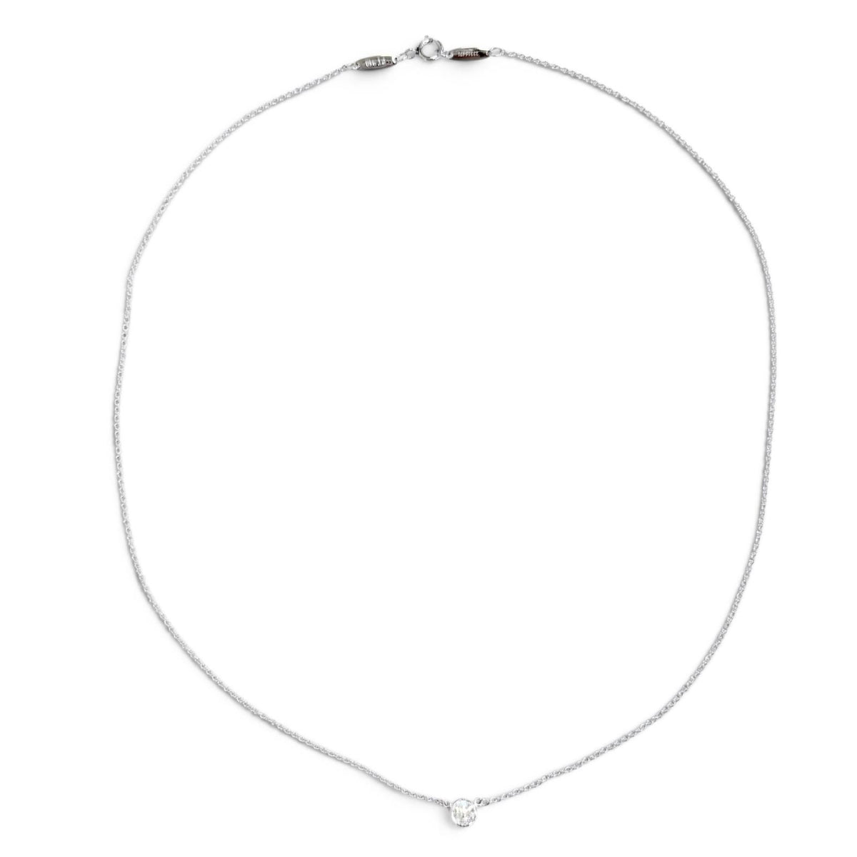 Tiffany & Co by the Yard Diamond Necklace Platinum — view 4