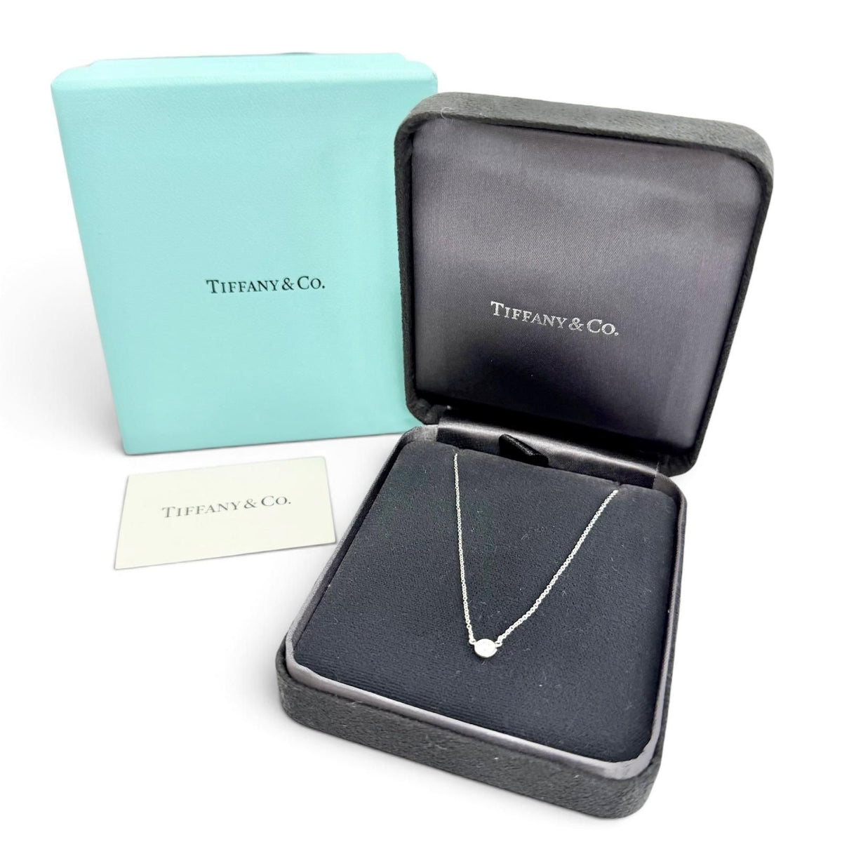 Tiffany & Co by the Yard Diamond Necklace Platinum — view 2