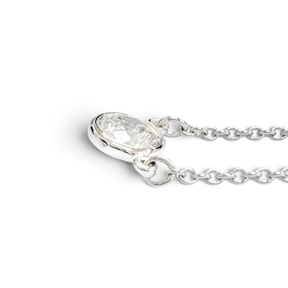 Tiffany & Co by the Yard Diamond Necklace Platinum — view 5