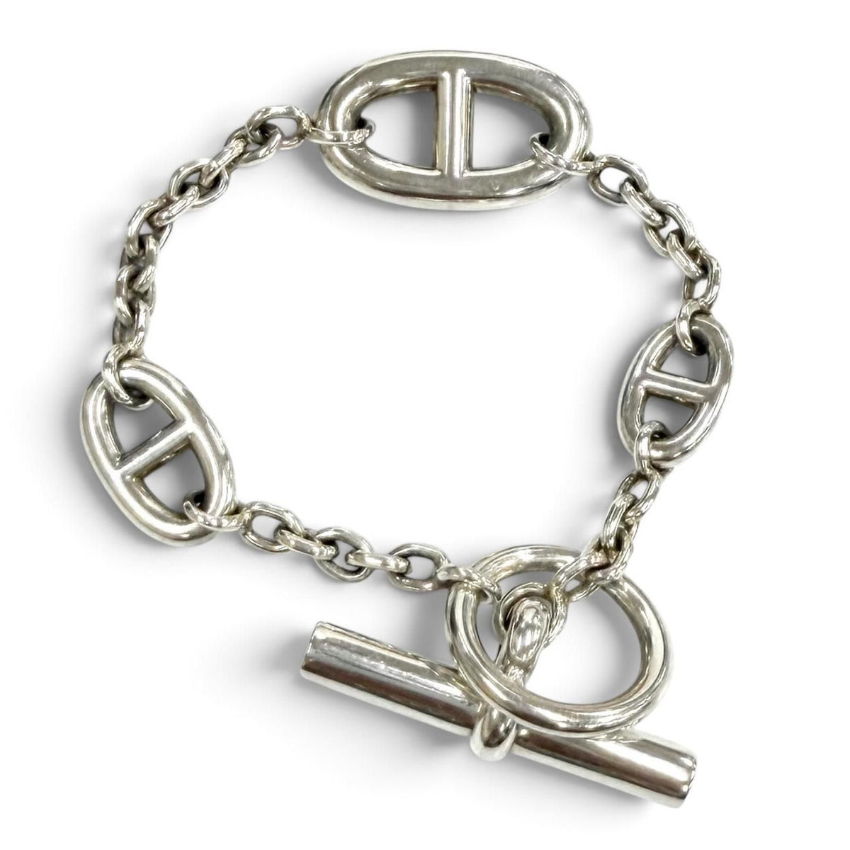Hermes Farandole Chaine D'ancre Bracelet Silver — view 3