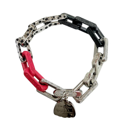 Louis Vuitton x K x Yayoi Kusama Bracelet Monogram Chain Infinity Dot — view 3