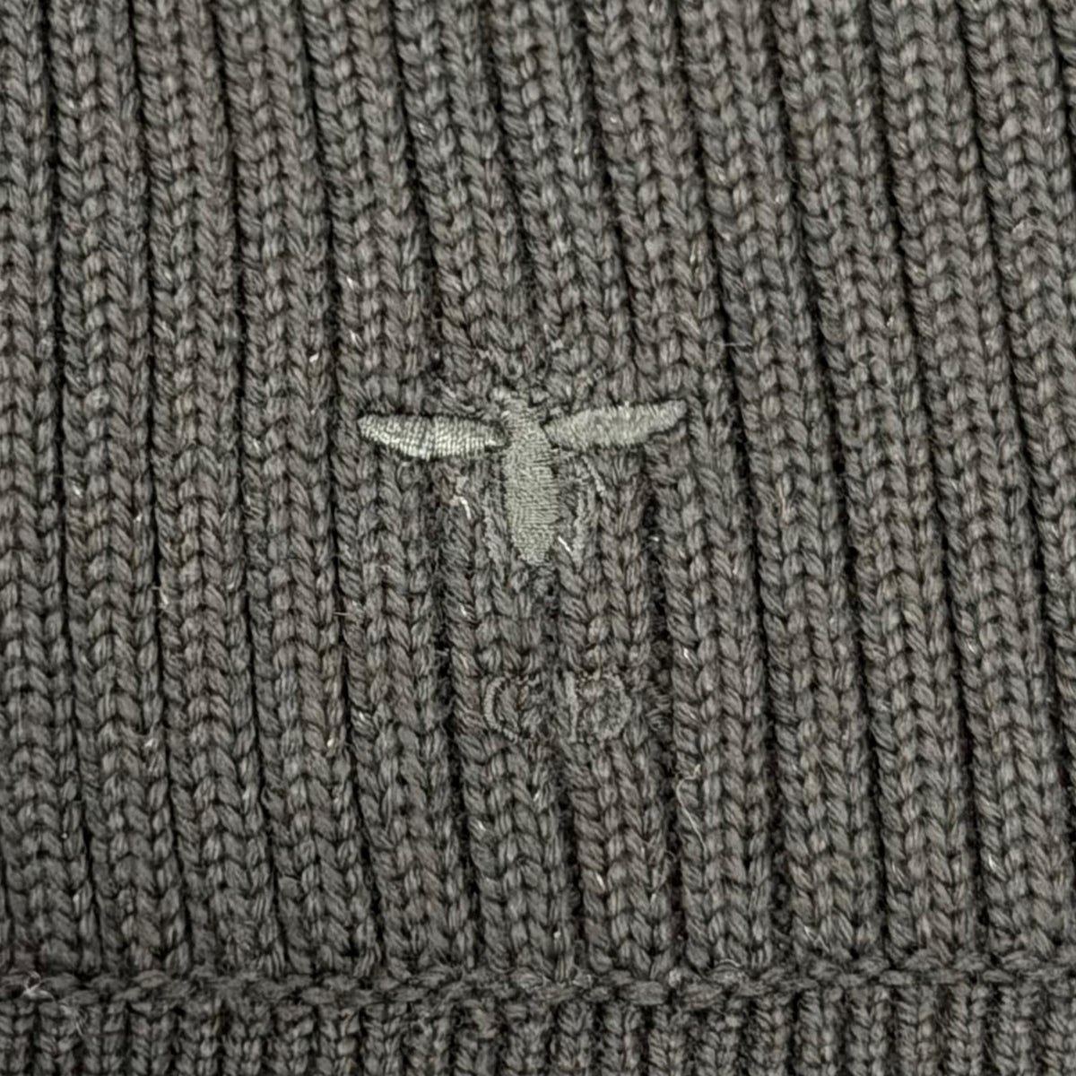 Dior Wool Cotton Bee Embroidery Long Sleeve Knit Cardigan Black 36 — view 5