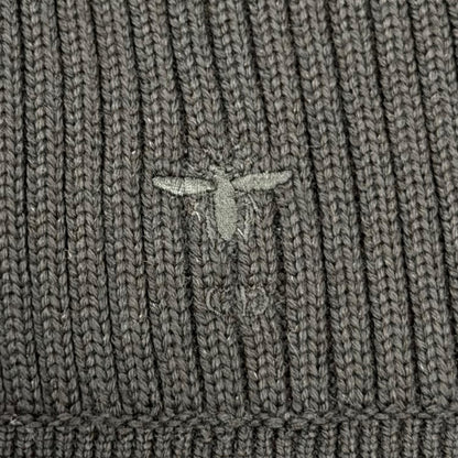 Dior Wool Cotton Bee Embroidery Long Sleeve Knit Cardigan Black 36 — view 5