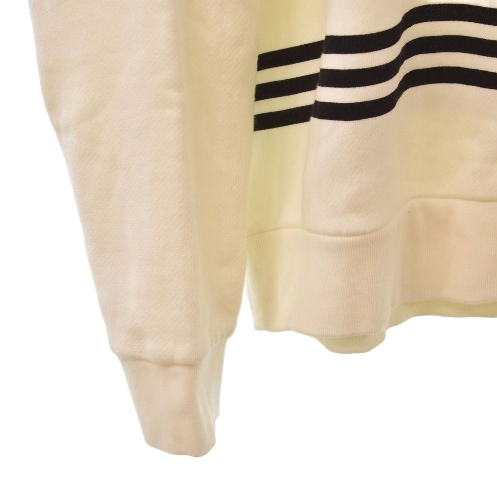 Gucci Adidas Logo Print Pullover Hoodie White M — view 7