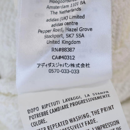 Gucci Adidas Logo Print Pullover Hoodie White M — view 4