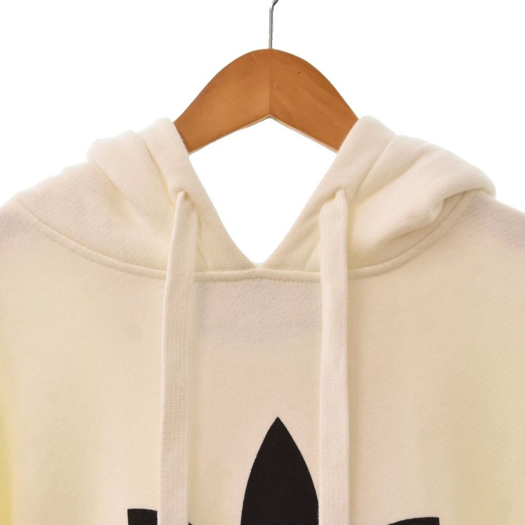 Gucci Adidas Logo Print Pullover Hoodie White M — view 5