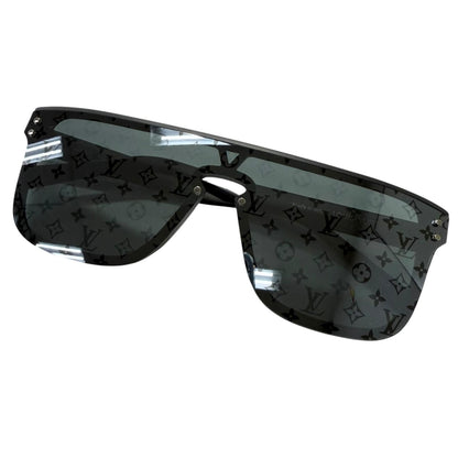 Louis Vuitton Sunglasses LV Waimea Monogram Black Demo Lens Eyewear