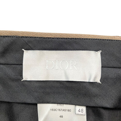Dior Wool Twill Cargo Pants Brown 48 — view 6