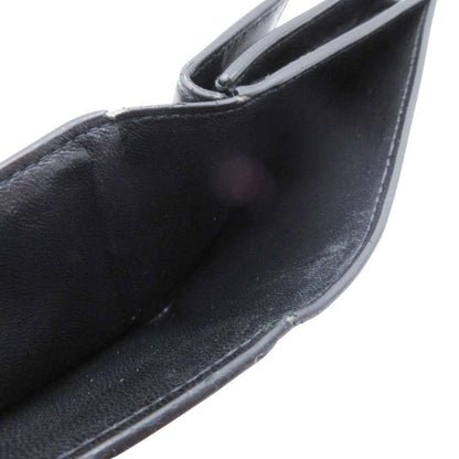 Balenciaga Star Pattern Trifold Wallet Paper Compact Black — view 6