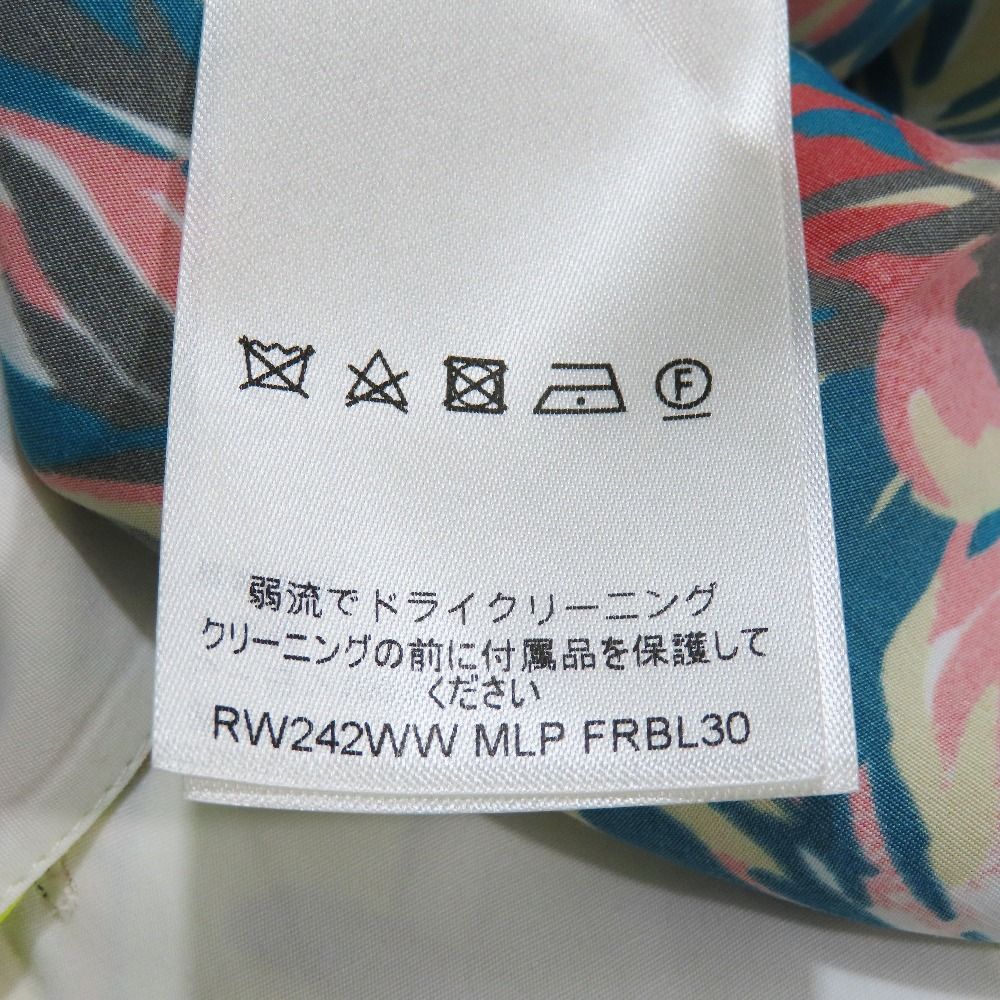 Louis Vuitton Sunset Sailboat Open Collar Shirt Blouse Short Sleeve Top White 36 — view 7