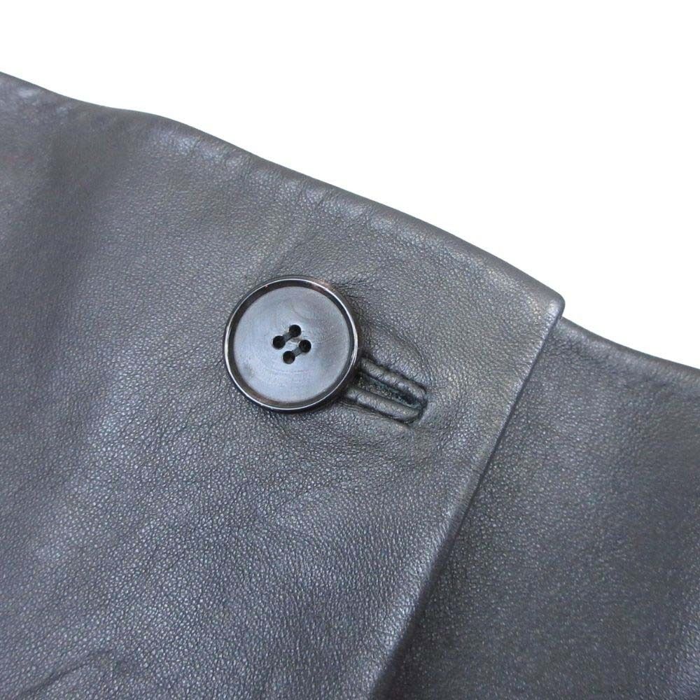 Dior Sheepskin Bustier 2-Way Sleeveless Bare Top Lambskin Black 36 — view 4