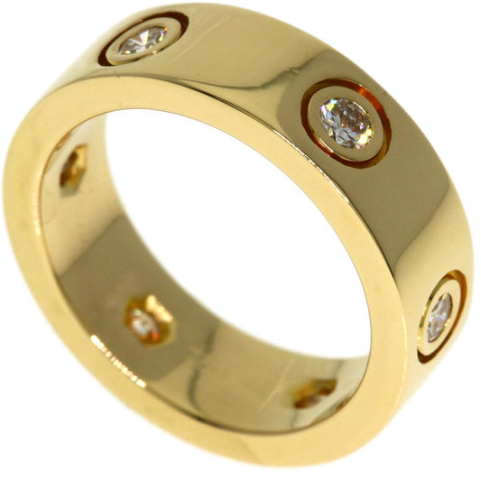 Cartier Love Ring Full Diamond 47 18k Yellow Gold