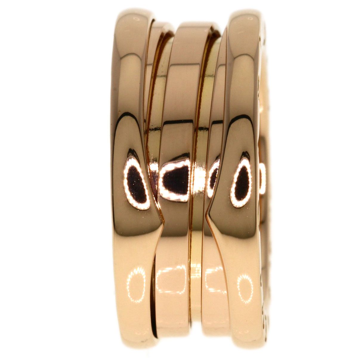 Bvlgari B.zero1 Band 48 Ring 18k Pink Gold — view 3