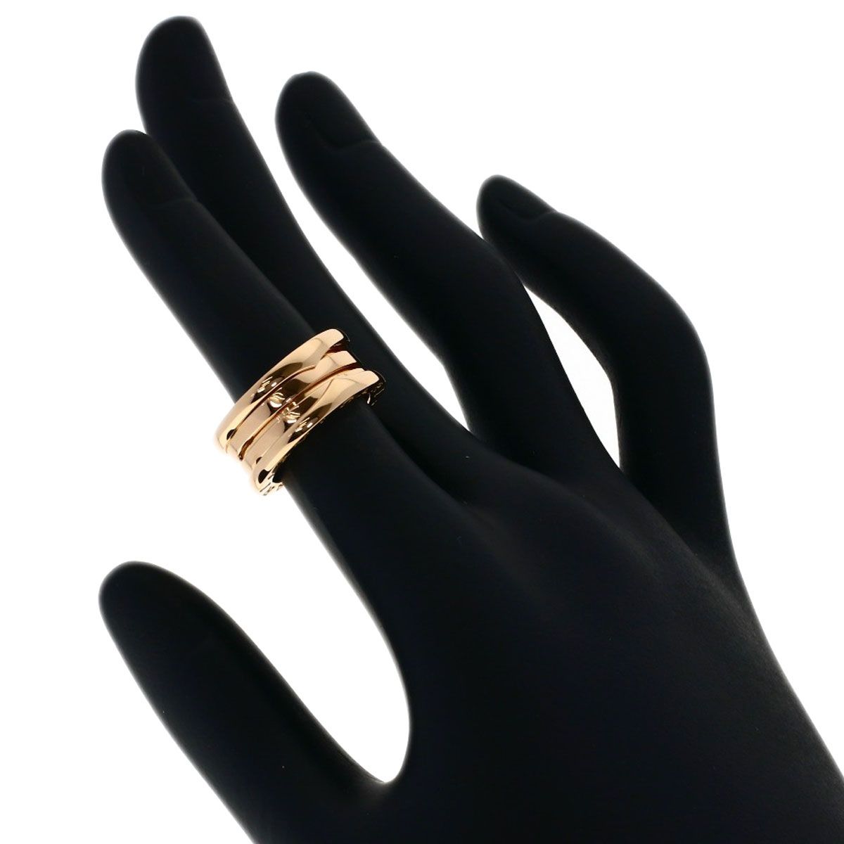 Bvlgari B.zero1 Band 48 Ring 18k Pink Gold — view 5