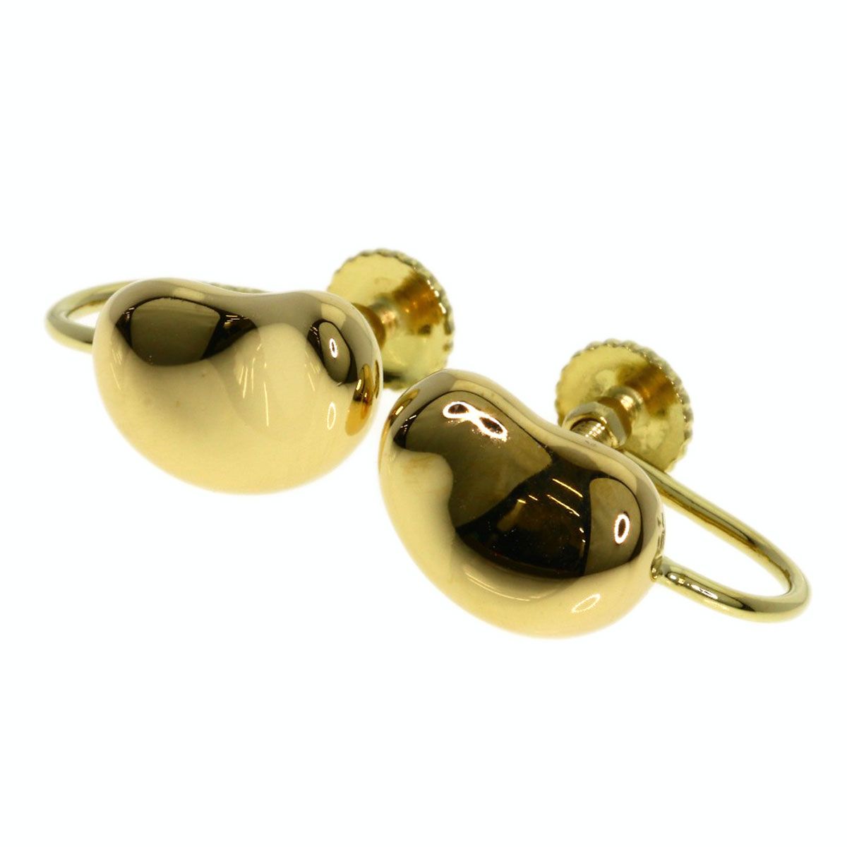 Tiffany & Co Bean Earrings 18k Yellow Gold