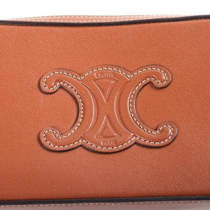 Celine Cuir Triomphe Camera Bag Leather Brown — view 6