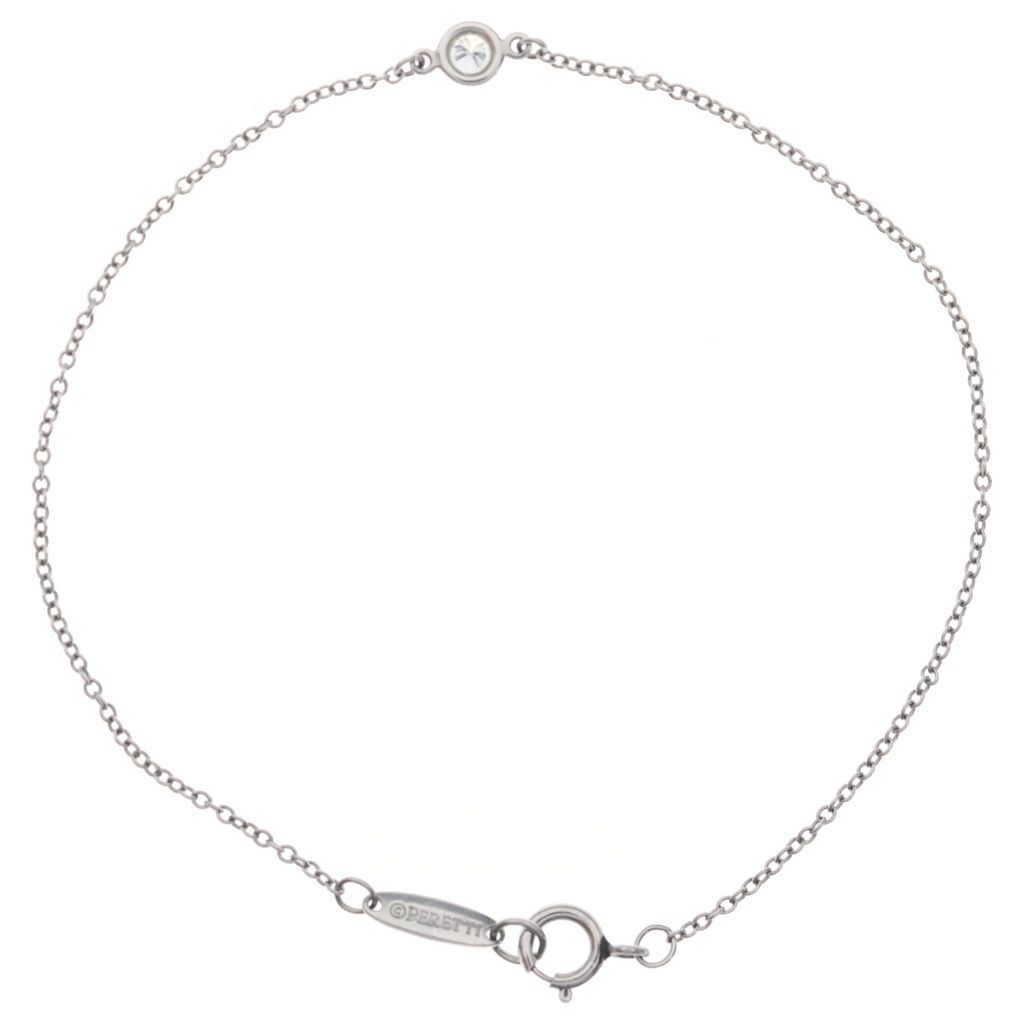 Tiffany & Co by the Yard Bracelet Chain Diamond Platinum — view 2
