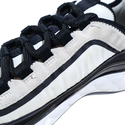 Chanel CC Logo Fabric Low-Top Sneakers White — view 6