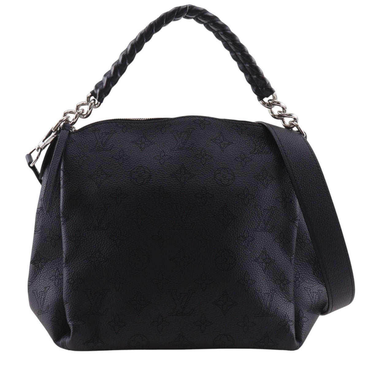 Louis Vuitton Babylon Chain BB Monogram Mahina Noir Black Shoulder Bag