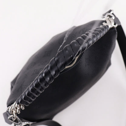 Louis Vuitton Babylon Chain BB Monogram Mahina Noir Black Shoulder Bag — view 5