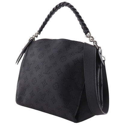 Louis Vuitton Babylon Chain BB Monogram Mahina Noir Black Shoulder Bag — view 2