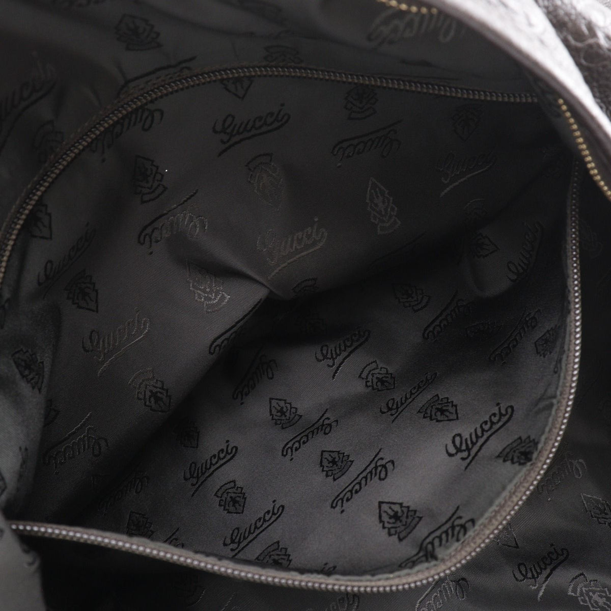 Gucci Travel Bag GG Guccissima Leather Brown — view 7