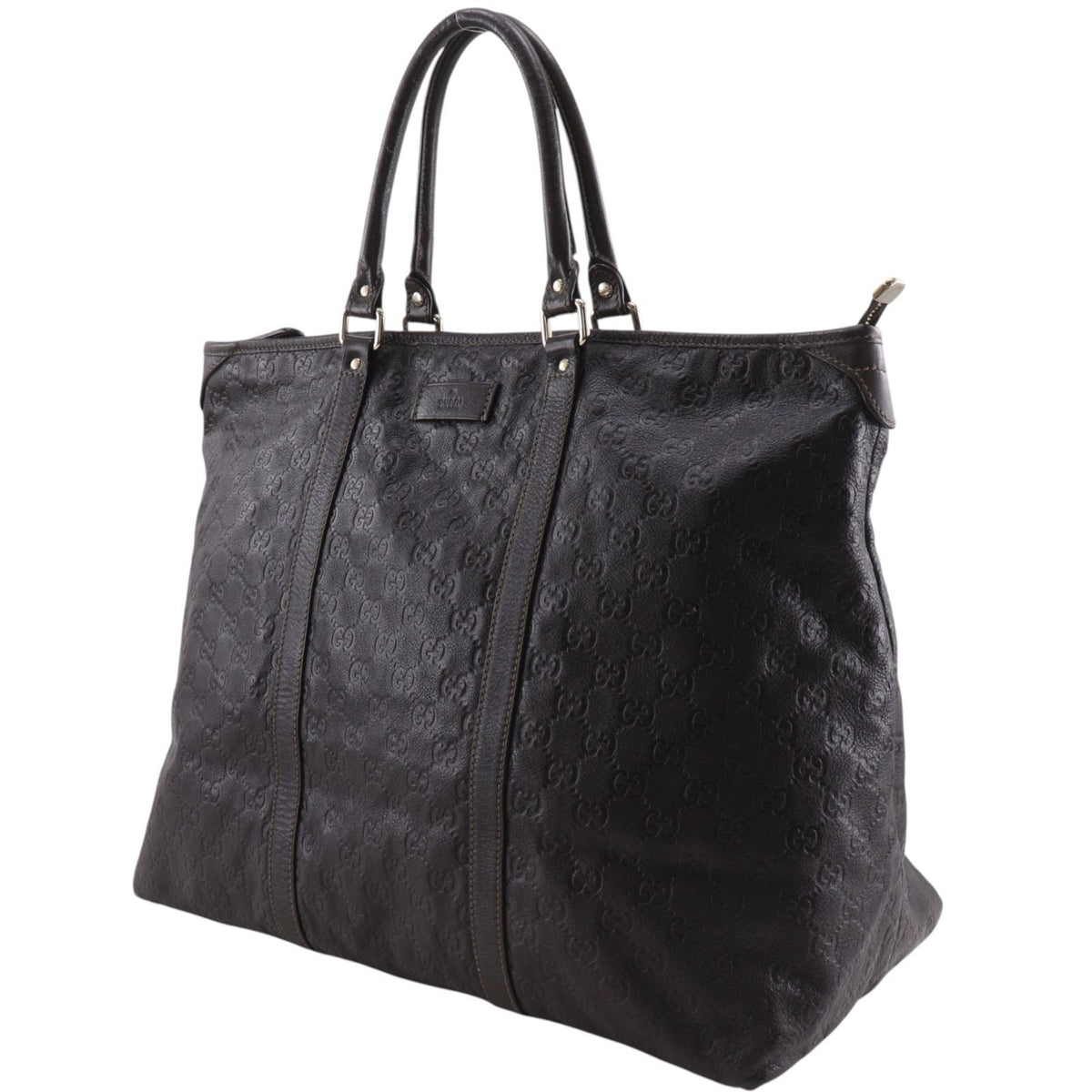 Gucci Travel Bag GG Guccissima Leather Brown — view 2