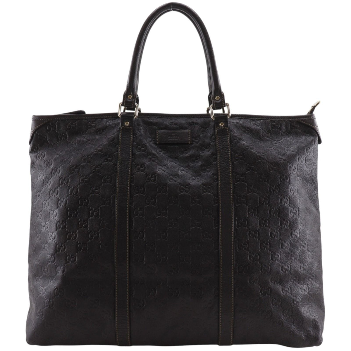 Gucci Travel Bag GG Guccissima Leather Brown