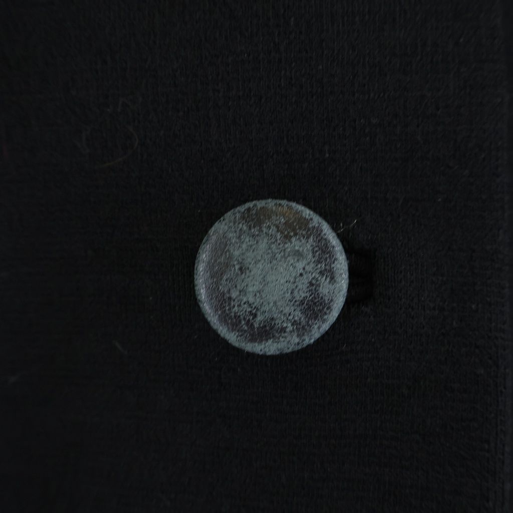 Balenciaga Collarless Wool Long Coat Black — view 5