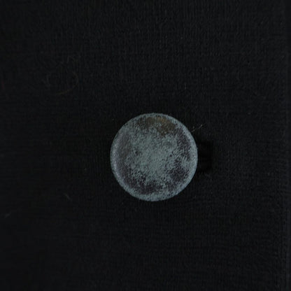 Balenciaga Collarless Wool Long Coat Black — view 5