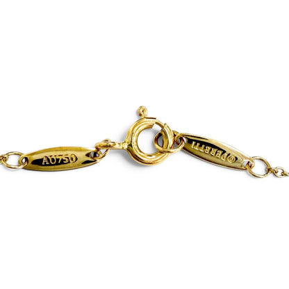 Tiffany & Co by the Yard 1 P Diamond Pendant 750 Yellow Gold — view 8