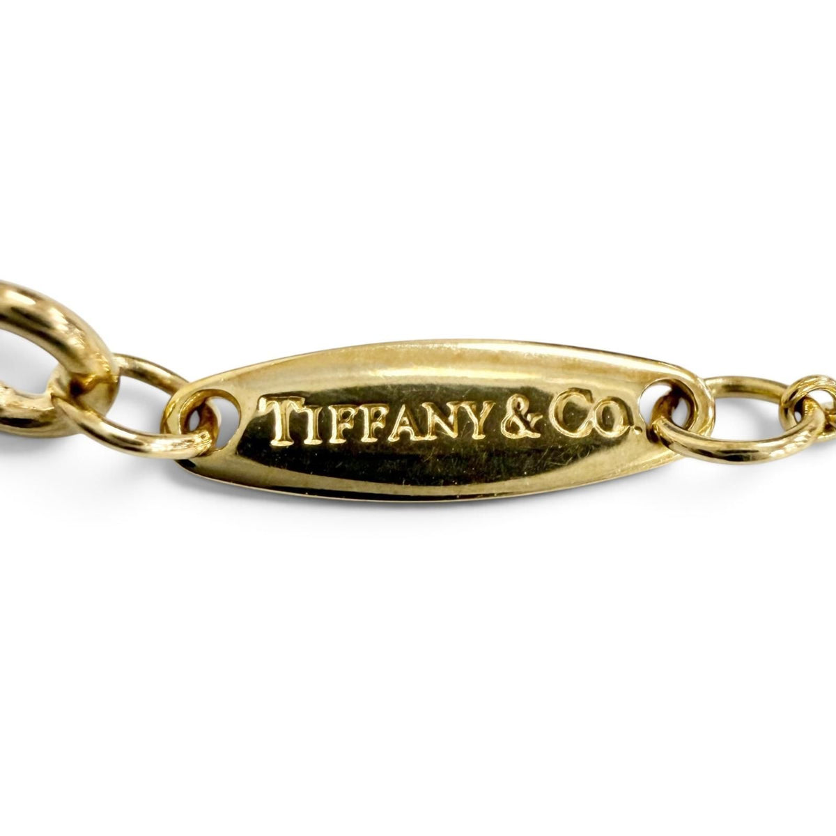 Tiffany & Co by the Yard 1 P Diamond Pendant 750 Yellow Gold — view 6