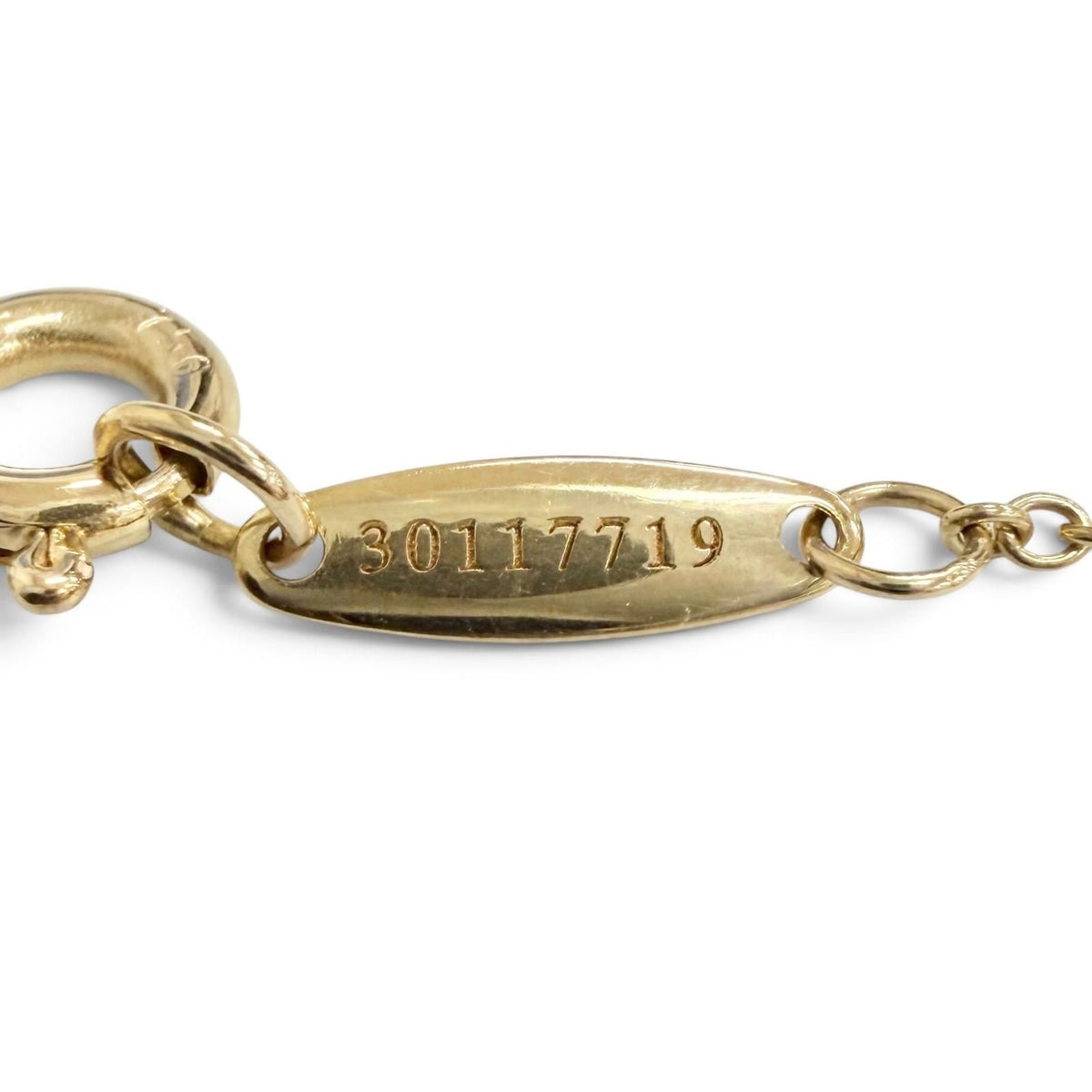 Tiffany & Co by the Yard 1 P Diamond Pendant 750 Yellow Gold — view 7