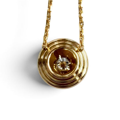 Cartier D'amour Pendant Brilliant Cut Diamond Pave Setting 750 Center — view 3