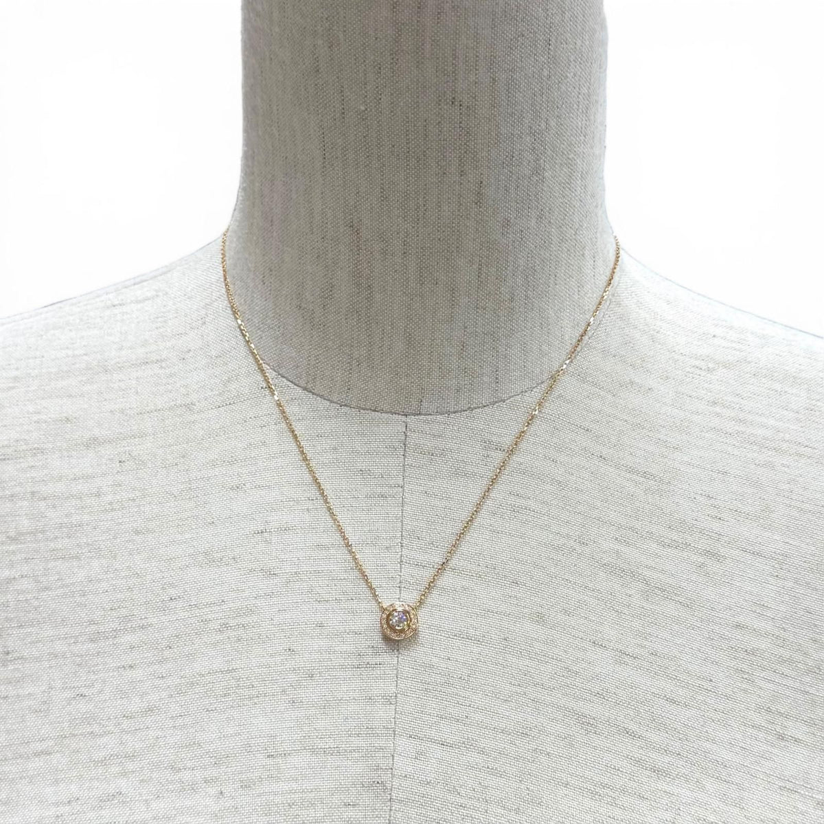 Cartier D'amour Pendant Brilliant Cut Diamond Pave Setting 750 Center — view 2