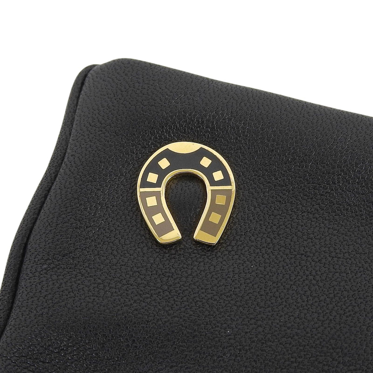 Hermes Jump Lambskin Cashmere 100% Sellier Buttons Horse Show Gloves Black 7.5 — view 7