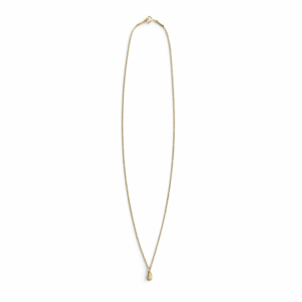 Tiffany & Co Teardrop Mini Pave Necklace Diamond 750 Yellow Gold — view 4